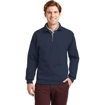 Jerzees 4528M Super Sweats NuBlend 1/4-Zip Sweatshirt with Cadet Collar