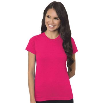 Bayside 4990 Women's USA-Made Fine Jersey T-Shirt