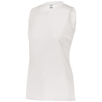 Augusta Sportswear 4794 Ladies' Sleeveless Wicking Attain Jersey - WHITE