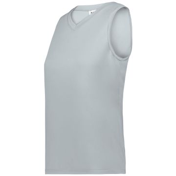 Augusta Sportswear 4794 Ladies Attain Wicking Sleeveless Jersey - SILVER