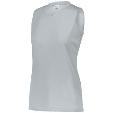 Augusta Sportswear 4794 Ladies' Sleeveless Wicking Attain Jersey - SILVER
