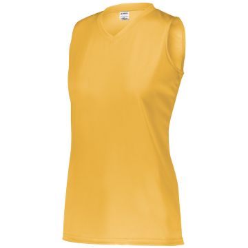 Augusta Sportswear 4794 Ladies' Sleeveless Wicking Attain Jersey - GOLD