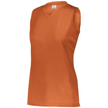 Augusta Sportswear 4794 Ladies' Sleeveless Wicking Attain Jersey - ORANGE