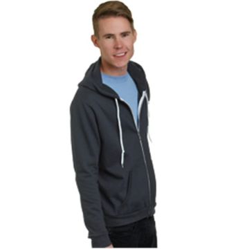 Bayside 875 USA-Made Full-Zip Fleece Sweatshirt