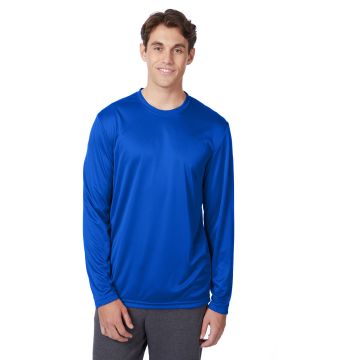 Hanes 482L Adult Cool DRI with FreshIQ Long-Sleeve Performance T-Shirt