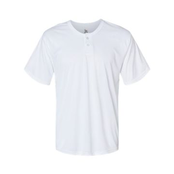 Alleson Athletic 7930 B-Core Placket Jersey - 4XL - White
