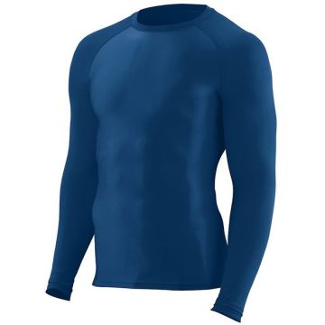 Augusta Sportswear 2604 Hyperform Compression Long Sleeve Shirt - S - Red