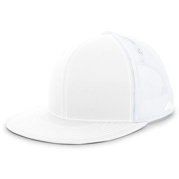 Augusta Sportswear 4D3 D-Series Trucker Snapback Cap - WHITE