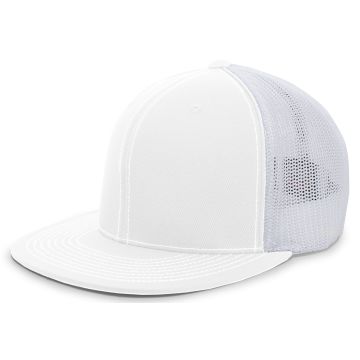 Augusta Sportswear 4D5 D-Series Trucker PacFlex Cap - WHITE