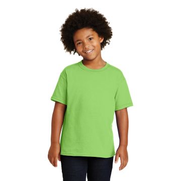 Gildan 5000B Gildan &#174;  - Youth  Heavy Cotton &#153;  100% Cotton T-Shirt.  5000B - Lime