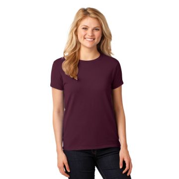 Gildan 5000L Gildan &#174;  Ladies Heavy Cotton&#153; 100% Cotton T-Shirt. 5000L - Maroon