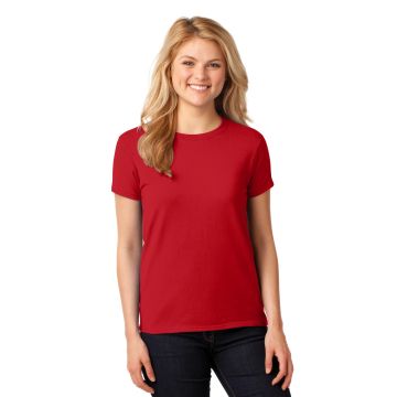 Gildan 5000L Gildan &#174;  Ladies Heavy Cotton&#153; 100% Cotton T-Shirt. 5000L - Red