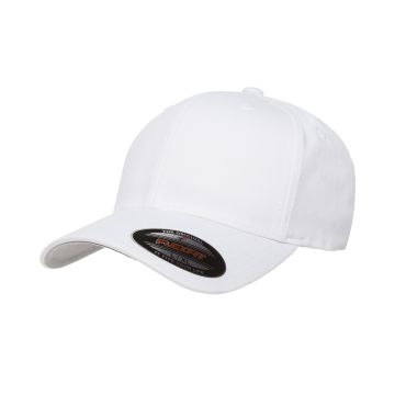 Flexfit 5001 Adult Value Cotton Twill Cap - WHITE