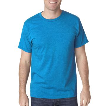 Bayside 5010 Adult Heather Ring-Spun Jersey Tee