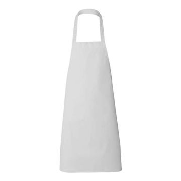Q-tees Q2010 Butcher Apron - One Size - White