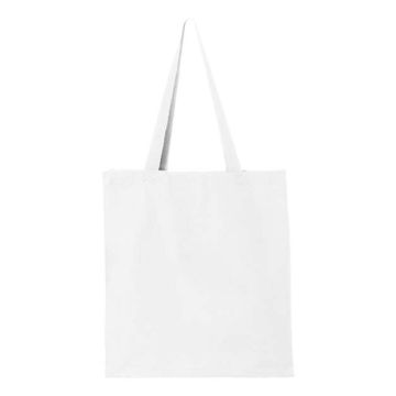 Q-tees Q125300 14L Shopping Bag - One Size - White