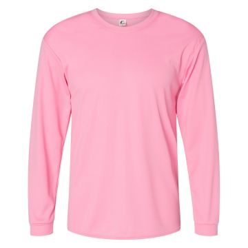 C2 Sport 5104 Unisex Performance Long Sleeve T-Shirt - PINK