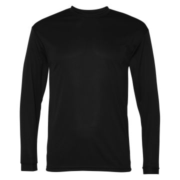 C2 Sport 5104 Unisex Performance Long Sleeve T-Shirt - BLACK
