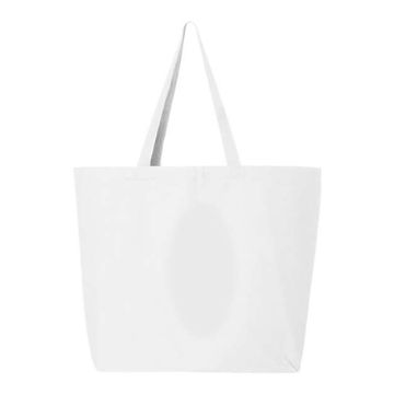 Q-tees Q600 25L Jumbo Tote - One Size - White