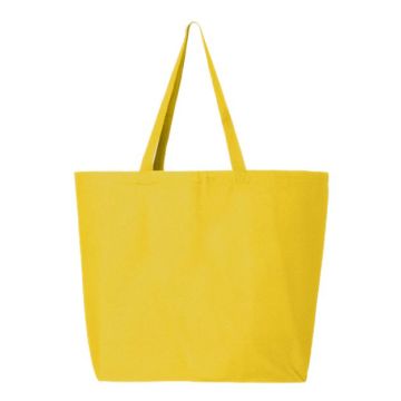 Q-tees Q600 25L Jumbo Tote - One Size - Yellow