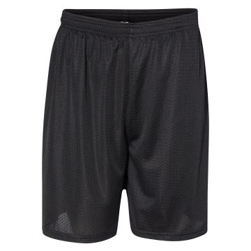 C2 Sport 5107C Unisex Mesh 7" Short - BLACK