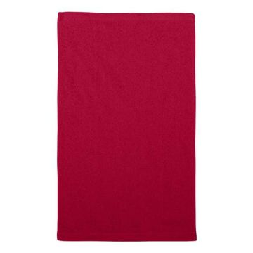 Q-tees T18 Budget Rally Towel - One Size - Red