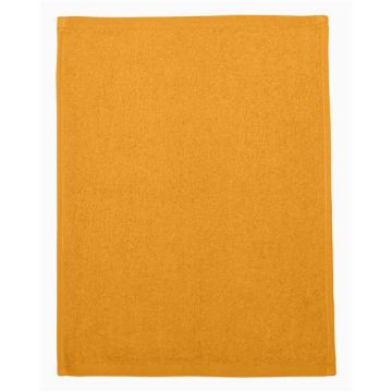 Q-tees T600 Hemmed Fingertip Towel - One Size - Gold