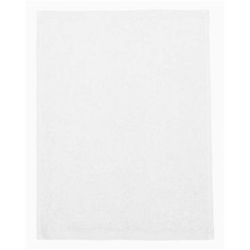 Q-tees T600 Hemmed Fingertip Towel - One Size - White