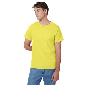 Hanes 5250T Men's Authentic-T T-Shirt - YELLOW