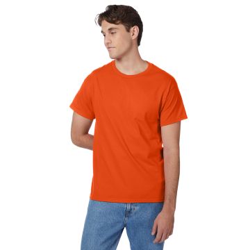 Hanes 5250T Men's Authentic-T T-Shirt - ORANGE