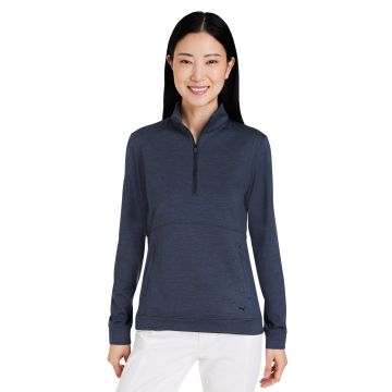 Puma Golf 535516 Women's Cloudspun Rockaway Quarter-Zip