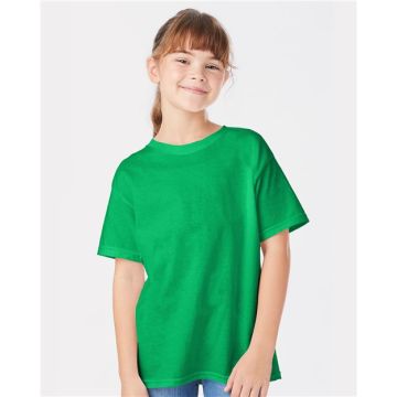 Hanes 5480 Essential-T Youth T-Shirt - XS - Yellow