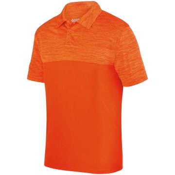 Augusta Sportswear 5412 Adult Shadow Tonal?Heather Polo - ORANGE