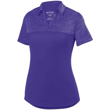 Augusta Sportswear 5413 Ladies Shadow Tonal Heather Polo - PURPLE
