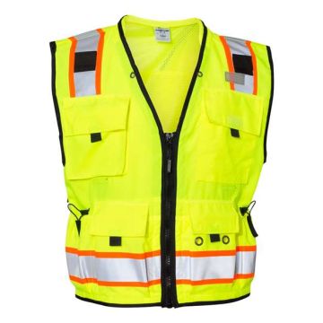 Kishigo S5000-5001 Professional Surveyors Vest - S - Lime