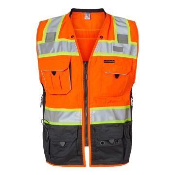 Kishigo S5002-5003 Premium Black Series® Surveyors Vest - 5XL - Orange