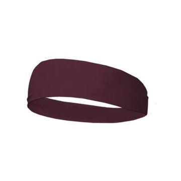 Badger 0301 Wide Headband - One Size - Maroon