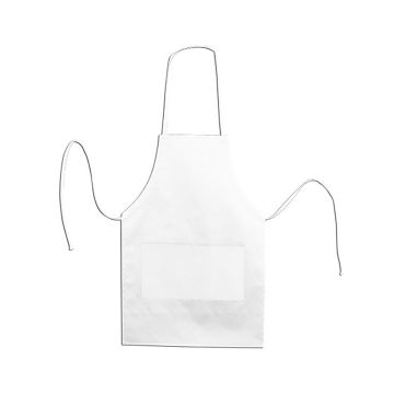 Liberty Bags 5502 Caroline AL2B Butcher Style Cotton Twill Apron Forest - WHITE