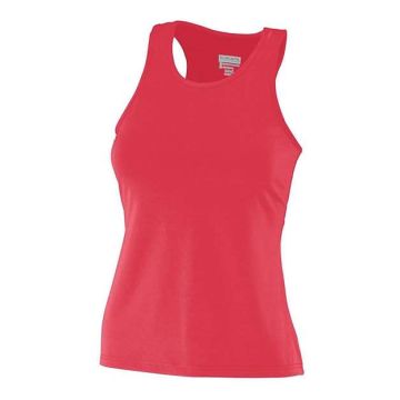 Augusta Sportswear 1202 Women's Solid Racerback Tank Top - S - Red