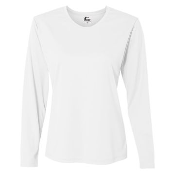 C2 Sport 5604 Ladies' Performance Long Sleeve T-Shirt - WHITE