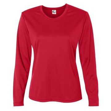C2 Sport 5604 Ladies' Performance Long Sleeve T-Shirt - RED
