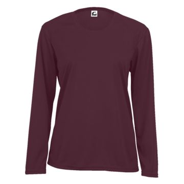 C2 Sport 5604 Ladies' Performance Long Sleeve T-Shirt - MAROON