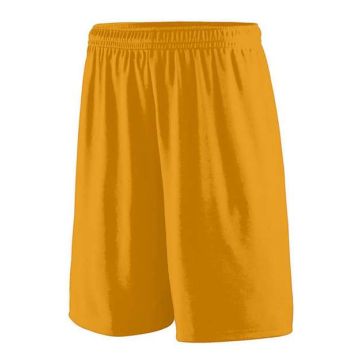 Augusta Sportswear 1420 Training Shorts - S - Gold