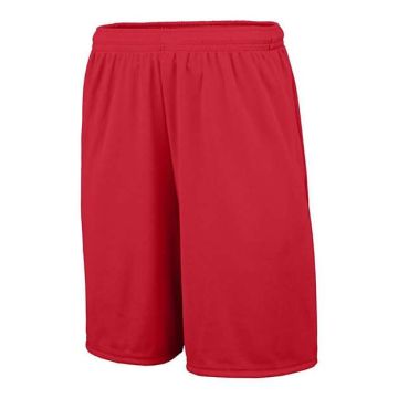 Augusta Sportswear 1428 Training Shorts with Pockets - S - Red