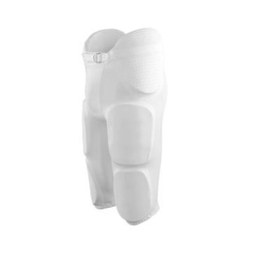 Augusta Sportswear 9601 Youth Gridiron Integrated Football Pants - XXS - White