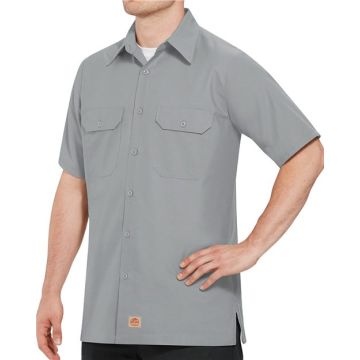 Red Kap SY60L Ripstop Short Sleeve Work Shirt Long Sizes