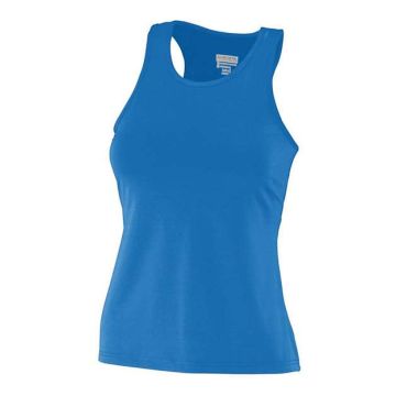 Augusta Sportswear 1203 Girls' Solid Racerback Tank Top - M - Royal