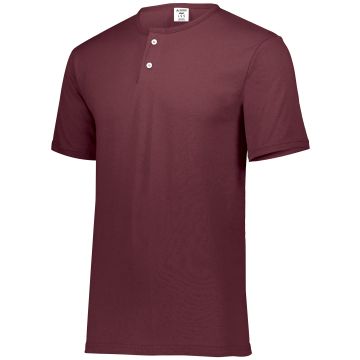 Augusta Sportswear 580 Two-Button Baseball Jersey - MAROON