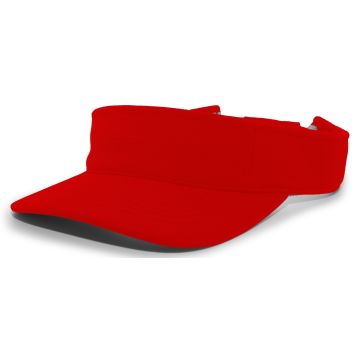 Augusta Sportswear 598V M2 Performance Hook-And-Loop Visor - RED