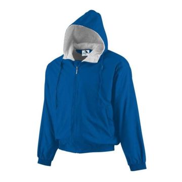 Augusta Sportswear 3281 Youth Hooded Taffeta Jacket - XS - Royal